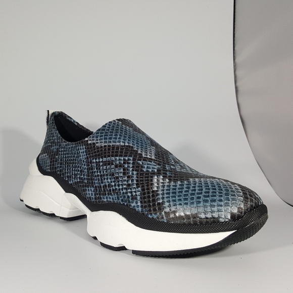 NR Rapisardi Faux Snake Elastic Slip On Sneaker - Picture 4 of 4